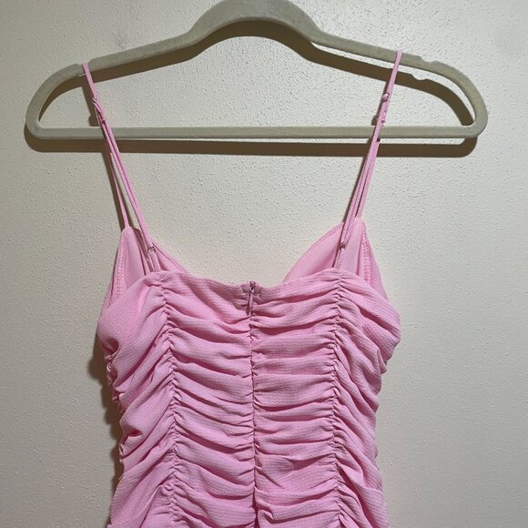 Lucy in the Sky Remi Ruched Ruffle Mini Dress - Picture 9 of 10